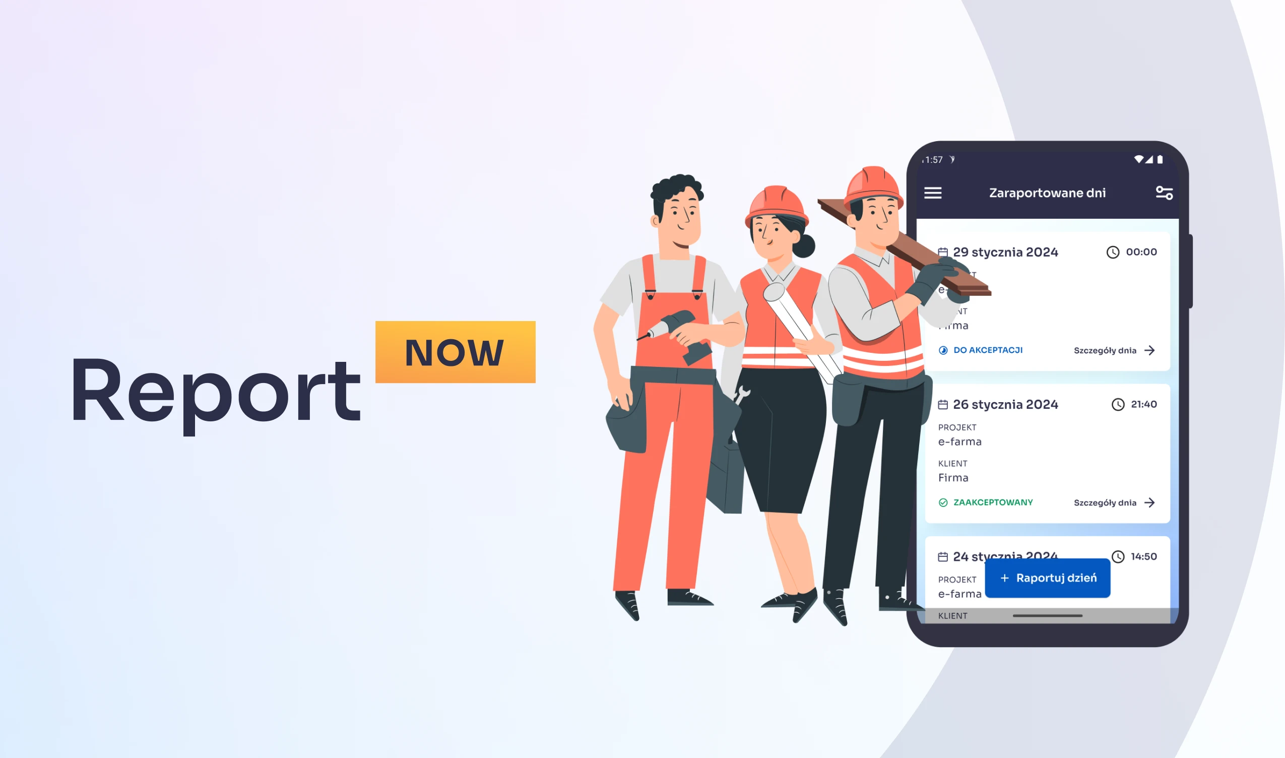 ReportNOW – From Paper Chaos to One-Tap Field Reporting
