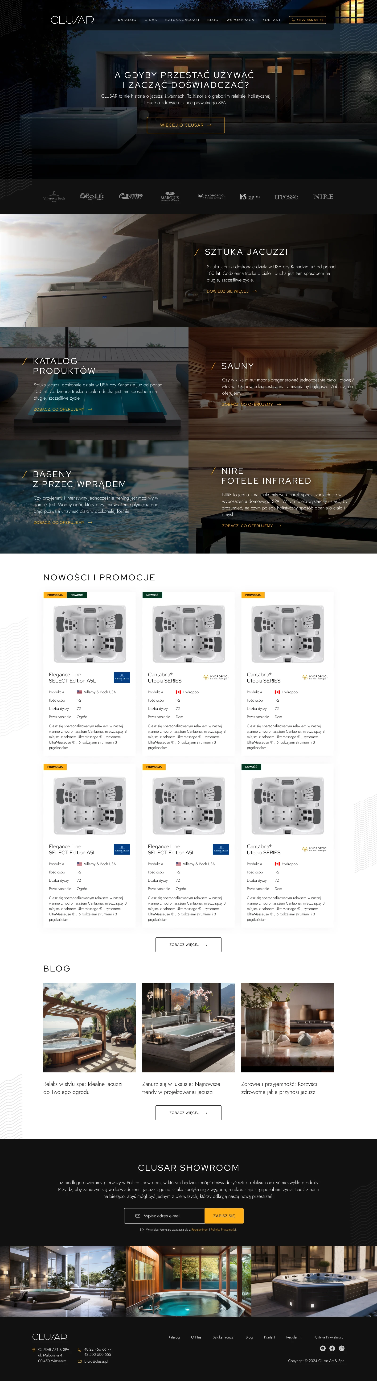 Clusar Art & SPA – Repositioning Jacuzzi from Utility Product to Lifestyle Experience — website00001