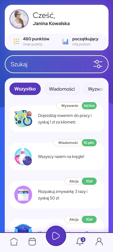 Do Pracy Bez Spalin – An Eco App That Turns Commuting Into a Game Worth Playing — app00008